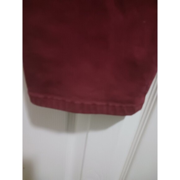 Soft surroundings woman’s‎ pull-on jeans burgundy with button no zipper sz Large - Picture 9 of 15